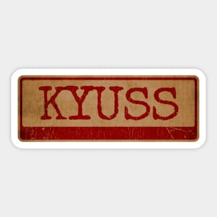 Typewriter - Kyuss Sticker